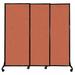 QuickWall Sliding Portable Partition | 7ft Wide and Up to 7'4" Tall Fabric