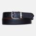 Nautica Men's Reversible Pebbled Belt True Black, 34W