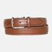 Nautica Men's Double-Stitch Leather Belt Brown Stone, 40W