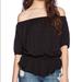 Free People Tops | Free People Shades Of Cool Top In Black | Color: Black | Size: S