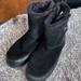 American Eagle Outfitters Shoes | American Eagle Black Suede Lace Up Back Boots | Color: Black | Size: 7.5