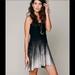 Free People Dresses | Free People Black & Silver Foil Ombr Lace Dress | Color: Black/Silver | Size: S