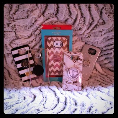 Kate Spade Accessories | 5 Samsung Galaxy S6 Cases | Color: Black/Gold | Size: Os