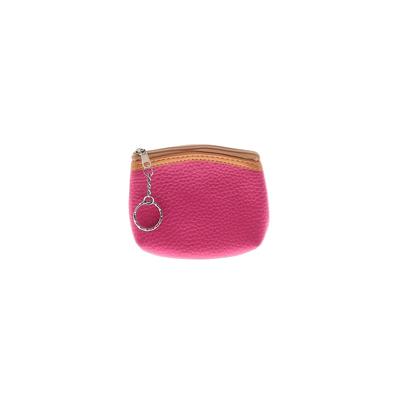 Coin Purse: Pink Solid Bags