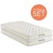 "Emma 6"" Twin Mattress Foam Set of 2Set of 2 MOD-6099-WHI"