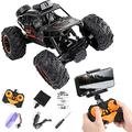 Fencelly Remote Control Car with 5W Camera,2.4Ghz Off-Road Remote Control Truck High Speed Fast Racing Electric Hobby Toy for Teens Adults