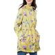 Joules Women's Golightly Waterproof Coat, Yellow Floral, 18