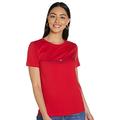 Tommy Hilfiger Women's TH ESS Hilfiger C-NK REG TEE SS Baby and Toddler Tank Top, Primary Red, XXL