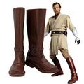 Star Wars Jedi Knight Obi-Wan Kenobi Boots Cosplay Party Shoes Custom Made