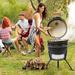 Healthomse 13 Inch Kamado Charcoal Grill, Roaster & Smoker. Bbq Grill, Multifunctional Ceramic Barbecue Grill | Wayfair W59134352