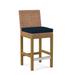 Braxton Culler Seagrass Top Counter Stool Wood/Wicker/Rattan in Brown | 37 H x 18.5 W x 22.5 D in | Wayfair B111-012/0120-61/HONEY