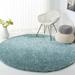 White 36 x 1.1811 in Indoor Area Rug - Wade Logan® Jiang Aqua Area Rug Polypropylene | 36 W x 1.1811 D in | Wayfair