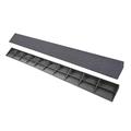 Height 2-6.5cm Indoor Threshold Ramp Length 100cm Can Be Used for Sweeping Robots Wheelchairs Triangle Ramps Bottom Mesh Plastic Curb Ramps
