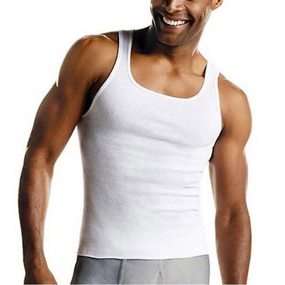 Hanes Men's Tagless ComfortSoft A-Shirt 6-Pack (Size S) White, Cotton