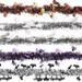 5-Piece Tinsel Garland decorations for Halloween Party decorations, 5 Designs