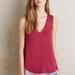 Anthropologie Tops | Deletta Weekdays Layered Magenta Tank Top Sz.Xl | Color: Pink/Purple | Size: Xl