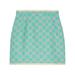 Gucci Skirts | Gucci Monogram Macro Gg Tweed Miniskirt Size 2 | Color: Blue/Pink | Size: 2