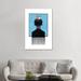 East Urban Home Little Prince Afropick by Manasseh Johnson - Print Canvas/Metal in Black/Blue/White | 48 H x 32 W x 1.5 D in | Wayfair