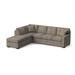 Brown Sectional - Braxton Culler Easton 2-Piece Upholstered Sectional Polyester/Upholstery | 38 H x 115 W x 94 D in | Wayfair