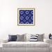 East Urban Home Boho Hanukkah Collection H by Grace Popp - Print Paper in Blue/White | 24 H x 24 W x 1 D in | Wayfair