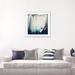 East Urban Home Blue Illusion II by Patricia Pinto - Painting Print Paper in Black/Brown/White | 24 H x 24 W x 1 D in | Wayfair