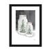 East Urban Home Mason Snowglobes by House Fenway - Print Paper in Black/Green/White | 24 H x 16 W x 1 D in | Wayfair