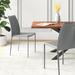 Mercury Row® Sokol Dining Chair Faux Leather/Upholstered in Gray | 35.8 H x 18.7 W x 23.63 D in | Wayfair 16B47105CD6345479B232A7176E4FDC7