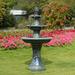 Alcott Hill® Ceramic Shiloh Fountain | 46.75 H x 23.5 W x 23.5 D in | Wayfair A1F613BE609E4FB1929BBD82C7FC9D78