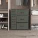 Rebrilliant Gilmanton 7 Drawer 24.8" W Double Dresser Wood/Metal in Gray | Wayfair D9F311AC146B45B4A8DC2BF75AB4800F