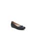 Wide Width Women's Impact Wedge Flat by LifeStride in Lux Navy (Size 6 1/2 W)