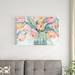 Winston Porter Tulip Bouquet IV by Samuel Dixon - Wrapped Canvas Painting Canvas in White | 24 H x 36 W x 1.25 D in | Wayfair