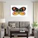 Winston Porter Butterfly Petals II by Grace Popp - Wrapped Canvas Painting Metal in Black/Green/Yellow | 32 H x 48 W x 1.25 D in | Wayfair