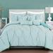 House of Hampton® Anyelin Microfiber 7 Piece Comforter Set Polyester/Polyfill/Microfiber in Blue | Queen Comforter + 6 Additional Pieces | Wayfair
