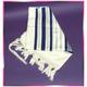 WOOL JEWISH BLUE-SILVER TALLIT TALIT PRAYER SHAWL S=60