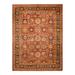 Overton Hand Knotted Wool Vintage Inspired Modern Contemporary Eclectic Pink Area Rug - 9' 2" x 12' 1"