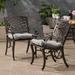 Poway Outdoor Aluminum Dining Chair (Set of 2) by Christopher Knight Home