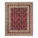 Overton Hand Knotted Wool Vintage Inspired Traditional Mogul Red Area Rug - 8' 3" x 9' 10"