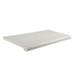 Econoco - DA224W - 13" x 24" White Open Bottom Bullnose Shelf Sold in Pack of 4