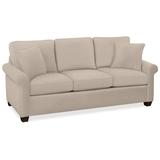 Braxton Culler Park Lane 55" Rolled Arm Sofa Bed w/ Reversible Cushions in Black/Brown | 36 H x 81 W x 37 D in | Wayfair 759-015/INN/0884-91/JAVA