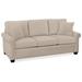 Braxton Culler Park Lane 55" Rolled Arm Sofa Bed w/ Reversible Cushions in White/Black | 36 H x 81 W x 37 D in | Wayfair 759-015/GMF/0865-91/BLACK