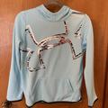 Under Armour Shirts & Tops | Girls Under Armour Hoodie Light Blue Sz Youth Xl | Color: Blue | Size: Xlg