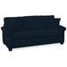 Braxton Culler Park Lane 55" Rolled Arm Sofa Bed w/ Reversible Cushions in Black | 36 H x 81 W x 37 D in | Wayfair 759-015/AD/0805-61/BLACK