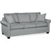 Braxton Culler Park Lane 81" Rolled Arm Sofa w/ Reversible Cushions in Green/Blue/Black | 36 H x 81 W x 37 D in | Wayfair 759-011/0252-54/BLACK