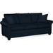 Braxton Culler Park Lane 81" Rolled Arm Sofa w/ Reversible Cushions in Black | 36 H x 81 W x 37 D in | Wayfair 759-011/0805-61/BLACK