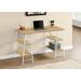 "Computer Desk / Home Office / Laptop / Storage Shelves / 48""L / Work / Metal / Laminate / Natural / White / Contemporary / Modern - Monarch Specialties I 7529"