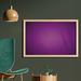 East Urban Home Ambesonne Purple Wall Art w/ Frame, Abstract Digital Diagonal Grid Geometric Diamond Patterns Symmetric Lines Futuristic | Wayfair