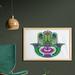 East Urban Home Ambesonne Hamsa Wall Art w/ Frame, Nature Theme Hamsa Hand w/ Lotus Flower Motif In The Palm Tribal Graphic | Wayfair