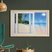 East Urban Home Ambesonne Ocean Wall Art w/ Frame, Ocean View From The Window On The Island Scenery Traveling Destination | Wayfair