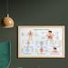 East Urban Home Human Anatomy Wall Art w/ Frame, Complete Chart Different Organ Body Structures Cell Life Illustration | Wayfair