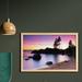 East Urban Home Ambesonne Landscape Wall Art w/ Frame, Summer Sandy Beach By The River w/ Sky Relax Simple Life Art Photo | Wayfair